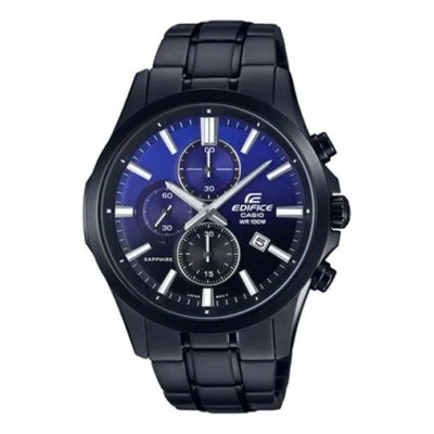 Casio Edifice Waterproof Sapphire Crystal Mens Black Analog