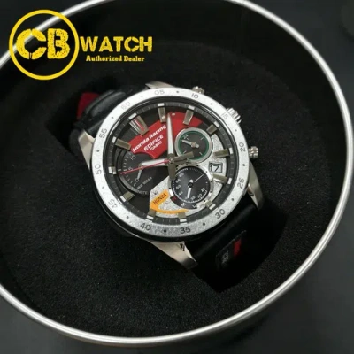 Pre-owned Casio Edifice Eqs-930hr-1a Honda Racing 60th Anniversary Rc162 Limited Watch
