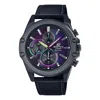 Casio Efr-s567cpl-1auprc Waterproof Edifice Sapphire Crystal Mens In Black