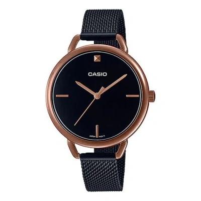 Casio Enticerseries Es Quartz Waterproof Black Analog