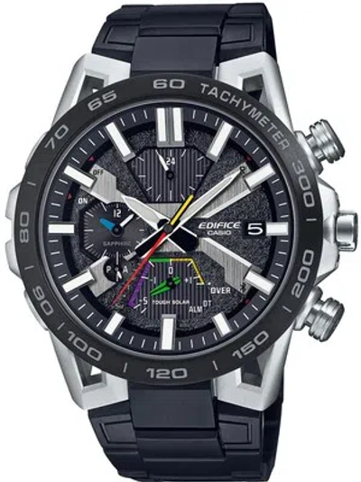 Pre-owned Casio Eqb-2000dc-1aer Edifice Solar Mens Watch 47mm 10atm