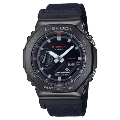 Casio Fabric Men's Watch In Black