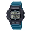 Casio Fashion Stylish Quartz Watch Numeric Resin Strap Blue Black Unisex Mens