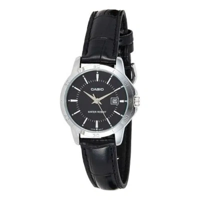 Casio Female Dress Japan / South Korea Fashion Quartz Black Analog