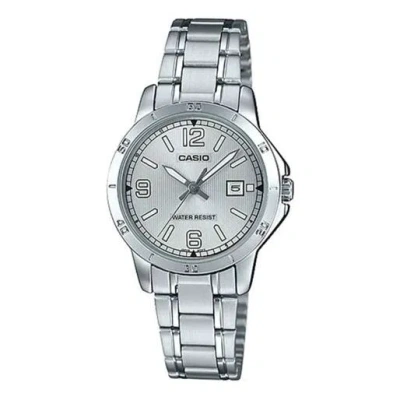 Casio Female Dress Japan / South Korea Fashion Silver Analog In Metallic