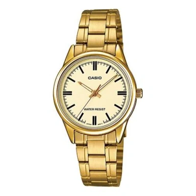 Casio Female Dress Japan / South Korea Fashion Waterproof Gold Analog