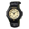 Casio Forester Analog Watch 'black White Yellow'