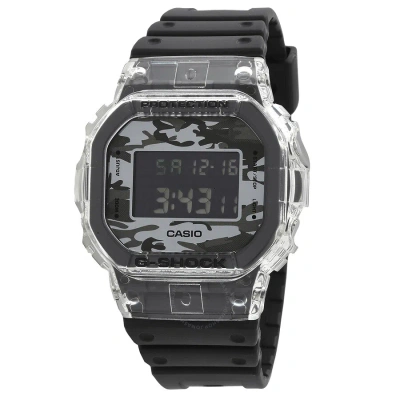 Casio G-shock 5600 Alarm Quartz Digital Men's Watch Dw5600skc-1 In Black / Digital