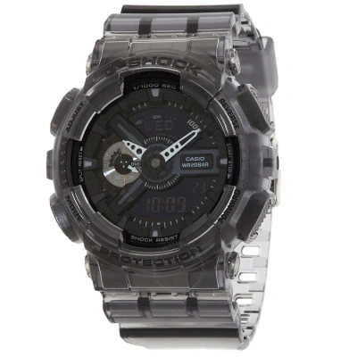 Casio G-shock Alarm World Time Quartz Analog-digital Black Dial Men's Watch Ga-110ske-8a