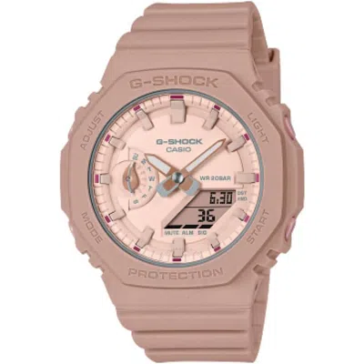 Casio G-shock Alarm World Time Quartz Analog-digital Champagne Dial Watch Gma-s2100nc-4a2 In Champagne / Pink