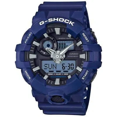 Pre-owned Casio G-shock Analog-digital Black Dial Men's Watch - Ga-700-2adr (g741)
