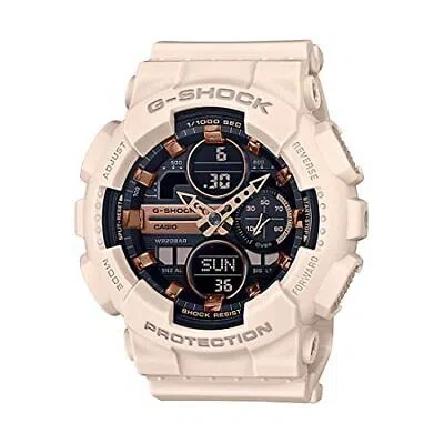 Pre-owned Casio G-shock Analog-digital Black Dial Women Gma-s140m-4adr (g1061)