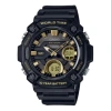 Casio G-shock Analog-digital 'black Gold' In Blue