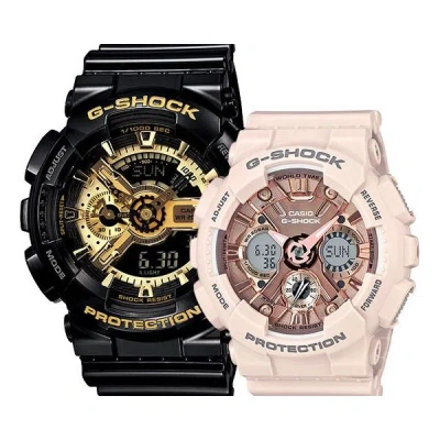 Casio G-shock Analog-digital 'black Gold Pink'
