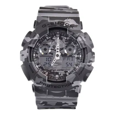 Casio G-shock Analog-digital 'black Grey' In Grey
