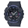 Casio G-shock Analog-digital 'black Purple' In Blue