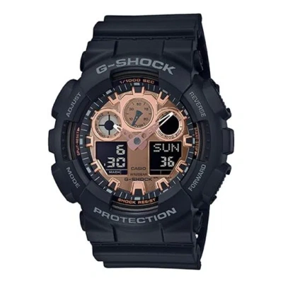 Casio G-shock Analog-digital 'black Rose' In Blue