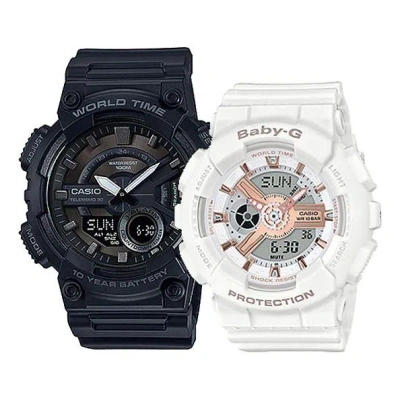 Casio G-shock Analog-digital 'black White' In Multi