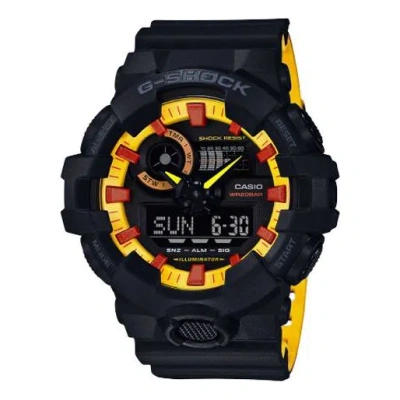 CASIO CASIO G-SHOCK ANALOG-DIGITAL 'BLACK YELLOW'