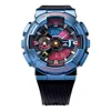 Casio G-shock Analog-digital 'blue' In Black