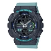 Casio G-shock Analog-digital 'blue' In Black