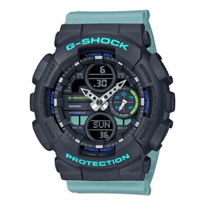 Casio G-shock Analog-digital 'blue' In Black