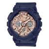 Casio G-shock Analog-digital 'blue' In Black
