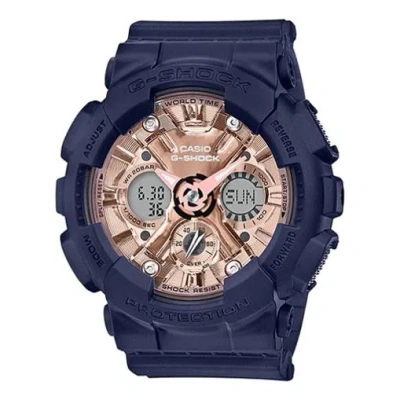 Casio G-shock Analog-digital 'blue' In Black