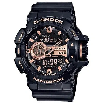 Pre-owned Casio G-shock Analog-digital Brown Dial Men Ga-400gb-1a4dr (g650)