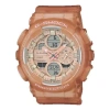 Casio G-shock Analog-digital 'brown' In Pink