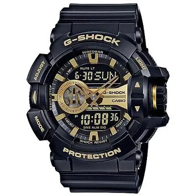 Pre-owned Casio G-shock Analog-digital Gold Dial Men Ga-400gb-1a9dr (g651)