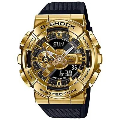 Pre-owned Casio G-shock Analog-digital Gold Dial Men Gm-110g-1a9dr ( G1053 )