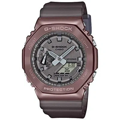 Pre-owned Casio G-shock Analog-digital Grey Dial Men Gm-2100mf-5adr (g1214)