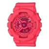 Casio G-shock Analog-digital 'pink' In Red