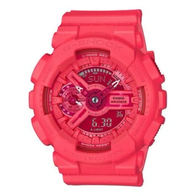 Casio G-shock Analog-digital 'pink' In Red