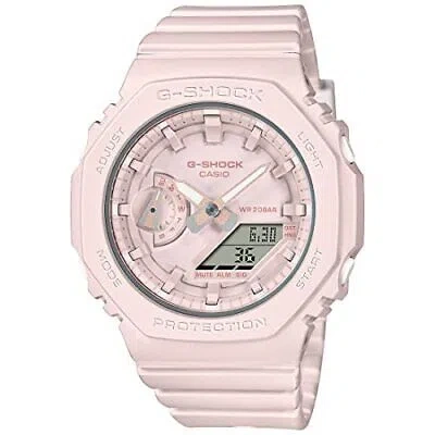 Pre-owned Casio G-shock Analog-digital Pink Dial Women Gma-s2100ba-4adr (g1332)