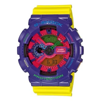 Casio G-shock Analog-digital 'purple' In Yellow