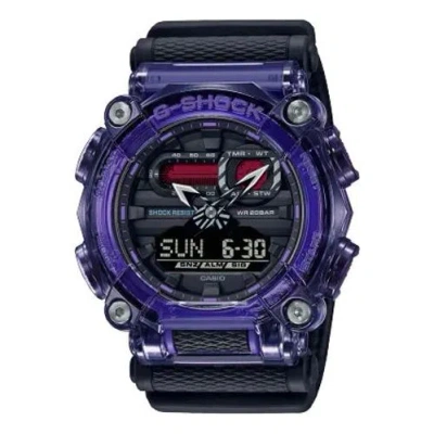 Casio G-shock Analog-digital 'purple' In Blue