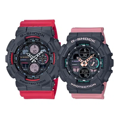 Casio G-shock Analog-digital 'red' In Black