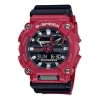 Casio G-shock Analog-digital 'red' In Black