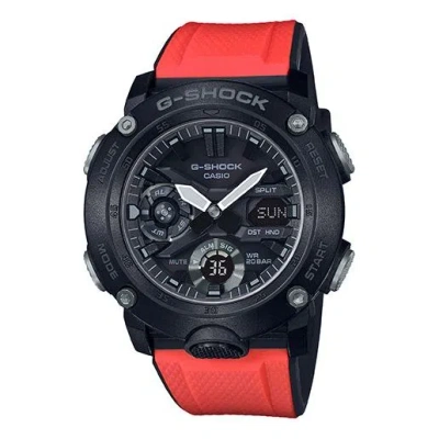 Casio G-shock Analog-digital 'red' In Black