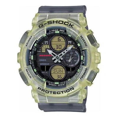 Casio G-shock Analog-digital 'transparent Black' In Gray