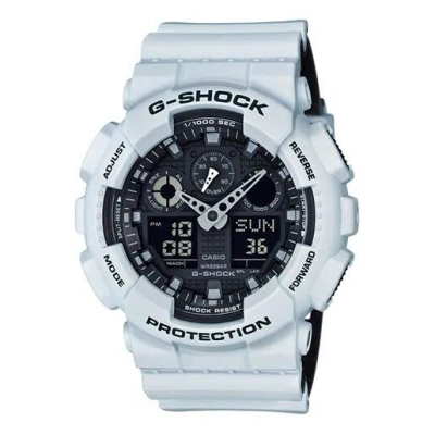 Casio G-shock Analog-digital 'white' In Blue