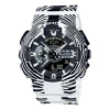 Casio G-shock Analog-digital 'white' In Metallic