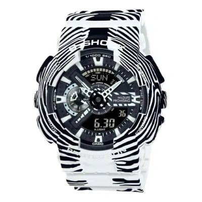 Casio G-shock Analog-digital 'white' In Metallic