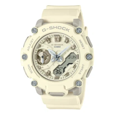 Casio G-shock Analog-digital 'white' In Neutral
