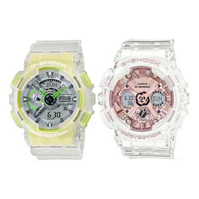 Casio G-shock Analog-digital 'white' In Multi