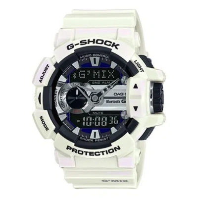 Casio G-shock Analog-digital 'white' In Metallic