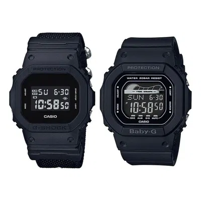 Casio G-shock & Baby-g Set 'black'