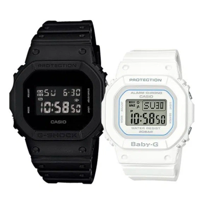 Casio G-shock & Baby-g Set 'black And White'